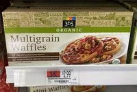 Mängden socker i 365 everyday value, multigrain waffles