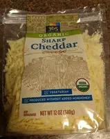 Mängden socker i Organic Sharp Cheddar Cheese