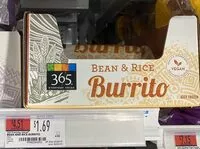 Mängden socker i Rice bean burrito