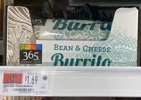 Mängden socker i Whole Foods bean and cheese burrito