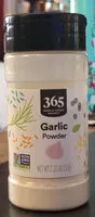 Mängden socker i 365 Garlic Powder