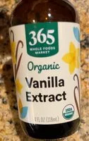 Mängden socker i Organic Vanilla Extract