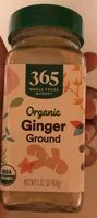 Mängden socker i Organic Ginger Ground