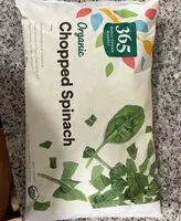 Mängden socker i Organic Chopped Spinach