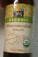 Mängden socker i Organic worcestershire sauce