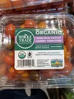 Mängden socker i Del cabo organic heirloom medley cherry tomatoes
