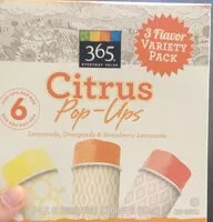 Mängden socker i Citrus Pop-Ups