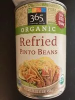 Mängden socker i Organic refried pinto beans