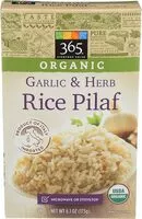 Mängden socker i Organic rice pilaf