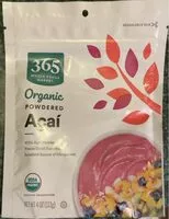 Mängden socker i Orgsnic powdered Acai
