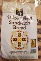 Mängden socker i Whole wheat bread