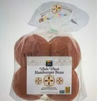 Mängden socker i Whole Wheat Hamburger Buns