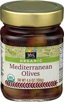 Mängden socker i Organic mediterranean olives