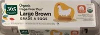 Mängden socker i Organic cage free plus* Large Brown Grade A Eggs
