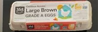 Mängden socker i Large brown eggs