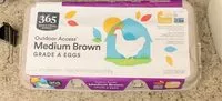 Mängden socker i Medium brown grade a eggs