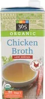 Mängden socker i Organic low sodium chicken broth