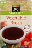Mängden socker i Organic Vegetable Broth