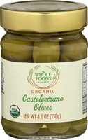 Mängden socker i Organic castelvetrano olives