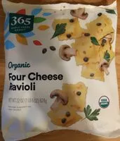 Mängden socker i Organic Four Cheese Ravioli