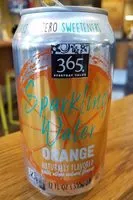 Mängden socker i Orange sparkling water, orange