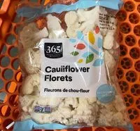 Mängden socker i Cauliflower florets