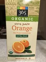 Mängden socker i Organic Orange Juice