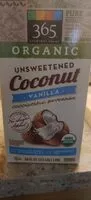 Mängden socker i Organic unsweetened coconutmilk beverage