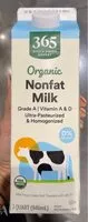 Mängden socker i Organic fat free skim milk ultra pasteurized