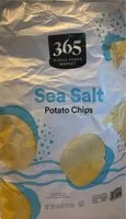 Mängden socker i Sea Salt Potato Chips