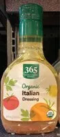 Mängden socker i 365 organic italian dresssing