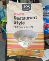 Mängden socker i Unsalted Restaurant Style Tortilla Chips