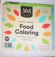 Mängden socker i Plant-Based Food Coloring