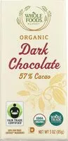Mängden socker i Organic dark chocolate bar