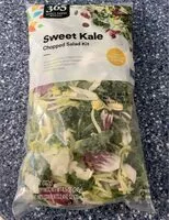 Mängden socker i Sweet kale chopped salad kit zesty poppy seed dressing