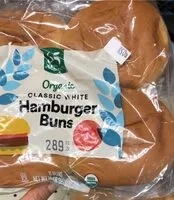 Mängden socker i Organic classic hamburger buns