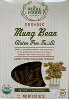 Mängden socker i Mung Bean Gluten Free Fusilli
