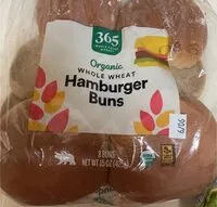 Mängden socker i Organic Whole Wheat Hamburger Buns