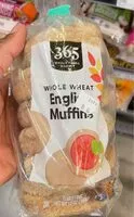 Mängden socker i Whole wheat english muffins