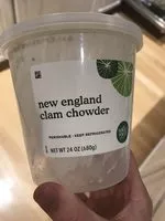 Mängden socker i New england clam chowder