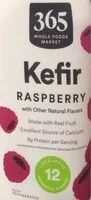 Mängden socker i Raspberry kefir cultured whole milk vit d