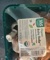 Mängden socker i Organic Baby Bella whole mushrooms