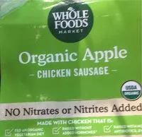 Mängden socker i Organic apple chucken sausage