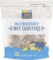 Mängden socker i Blueberry nut clusters