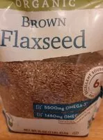 Mängden socker i Organic brown flaxseed