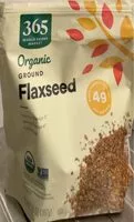 Mängden socker i Organic ground flaxseed