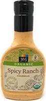 Mängden socker i Organic spicy ranch dressing