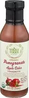 Mängden socker i Organic pomegranate apple cider vinaigrette