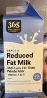 Mängden socker i Reduced Fat Milk