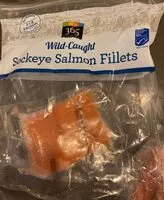 Mängden socker i Wild caught sockeye salmon fillets